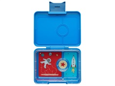 Yumbox misty aqua/rainbow tray 3-sections snack lunchbox Snack